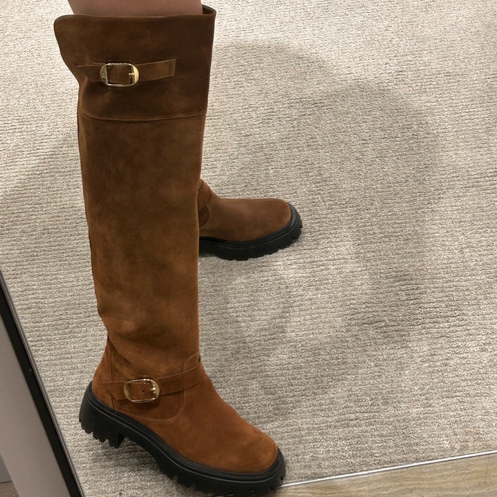 SALE TODAY Stuart Weitzman Brown Camel Suede Over the Knee Boots